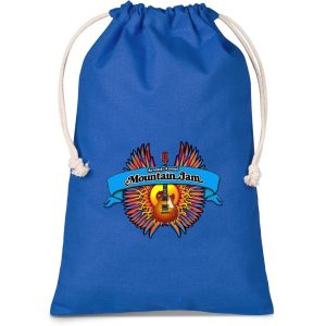 Altitude Allsorts Midi Cotton Drawstring Pouch - Blue