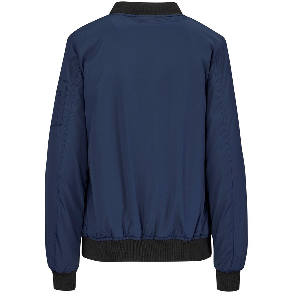 Ladies Crusader Bomber Jacket - Navy - Image 3