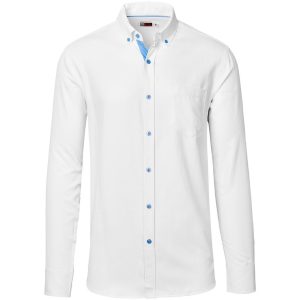 Mens Long Sleeve Casablanca Shirt - Sky Blue