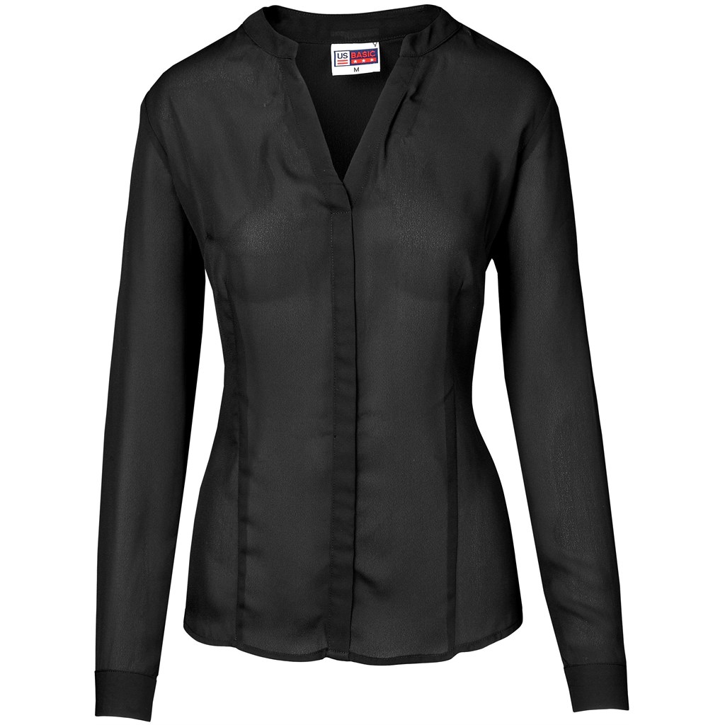 Ladies Long Sleeve Ava Blouse - Image 3