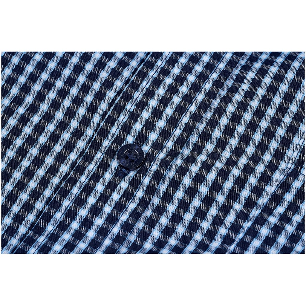 Mens Long Sleeve Kenton Shirt - Navy - Image 3