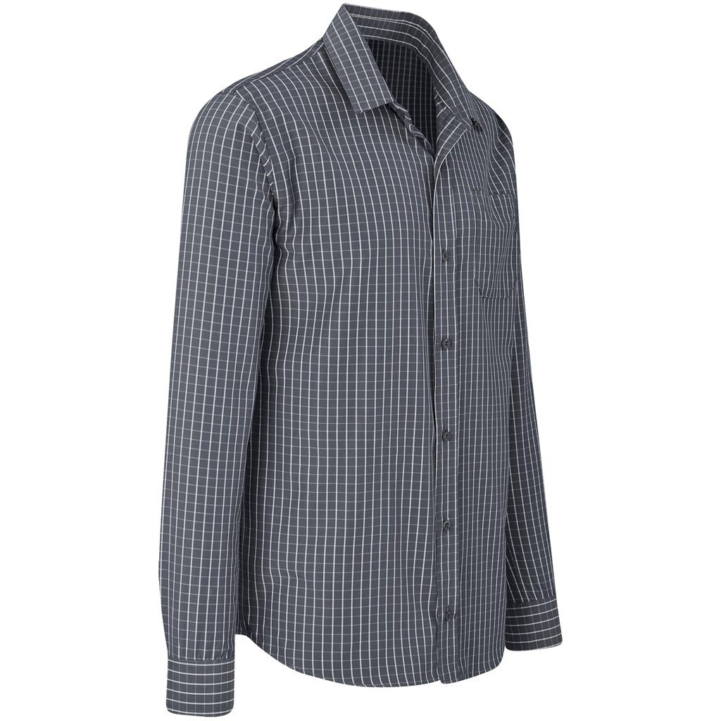 Men Long Sleeve Aston Shirt - Grey