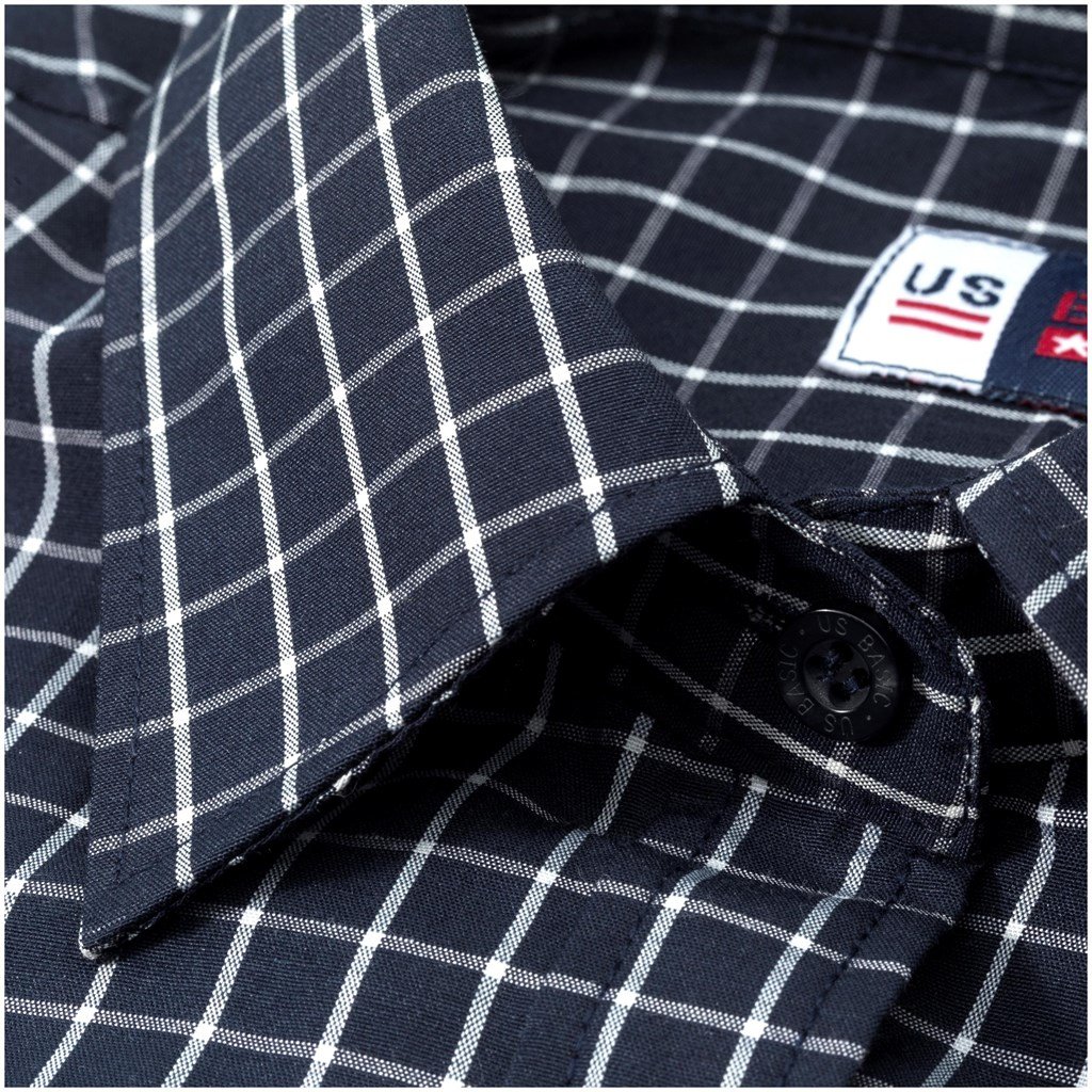 Ladies Long Sleeve Aston Shirt - Navy - Image 3