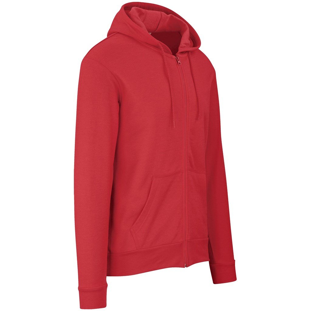 Mens Bravo Hooded Sweater - Red