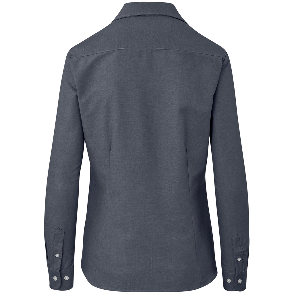 Ladies Long Sleeve Aspen Shirt - Grey