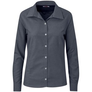 Ladies Long Sleeve Aspen Shirt - Grey
