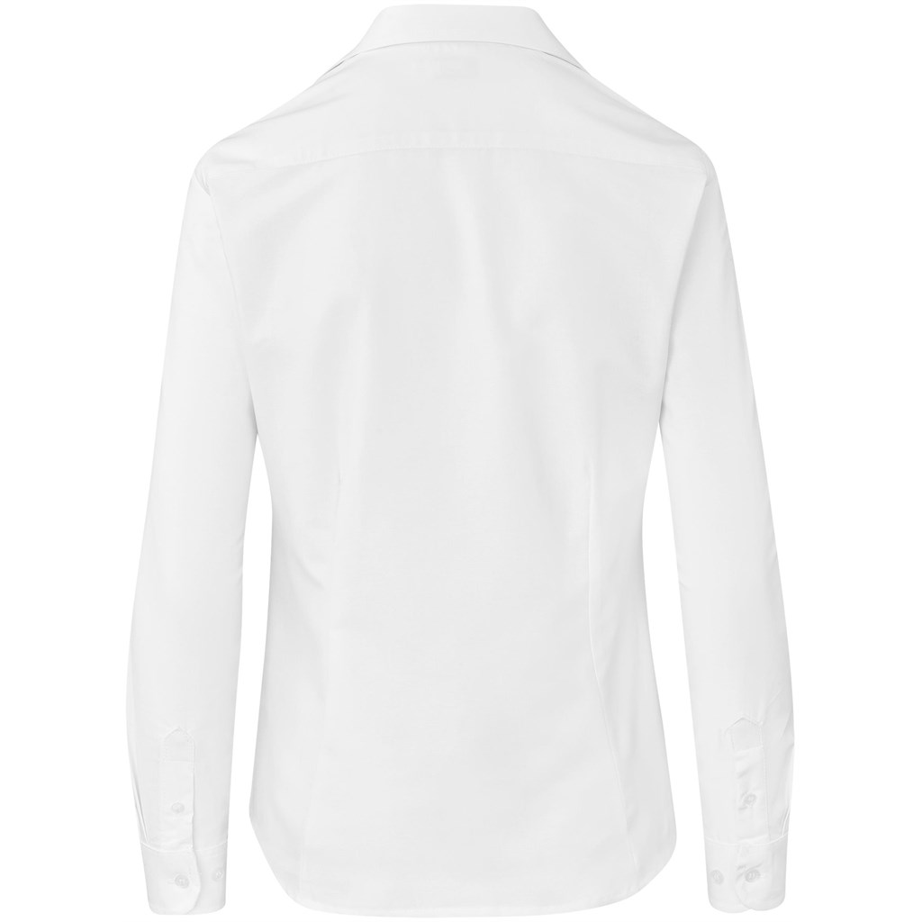Ladies Long Sleeve Aspen Shirt - White
