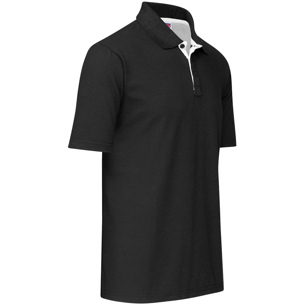 Mens Solo Golf Shirt - White - Image 3