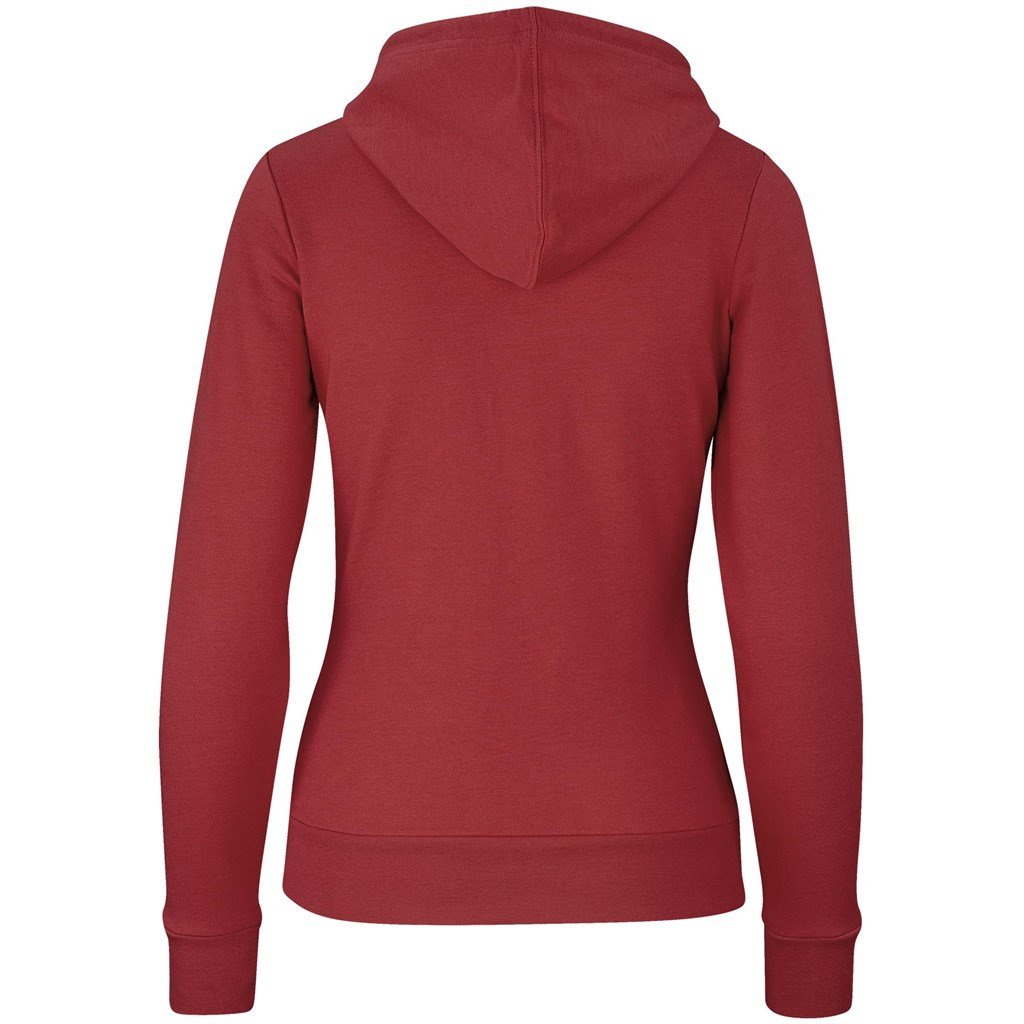Ladies Omega Hooded Sweater - Red - Image 3