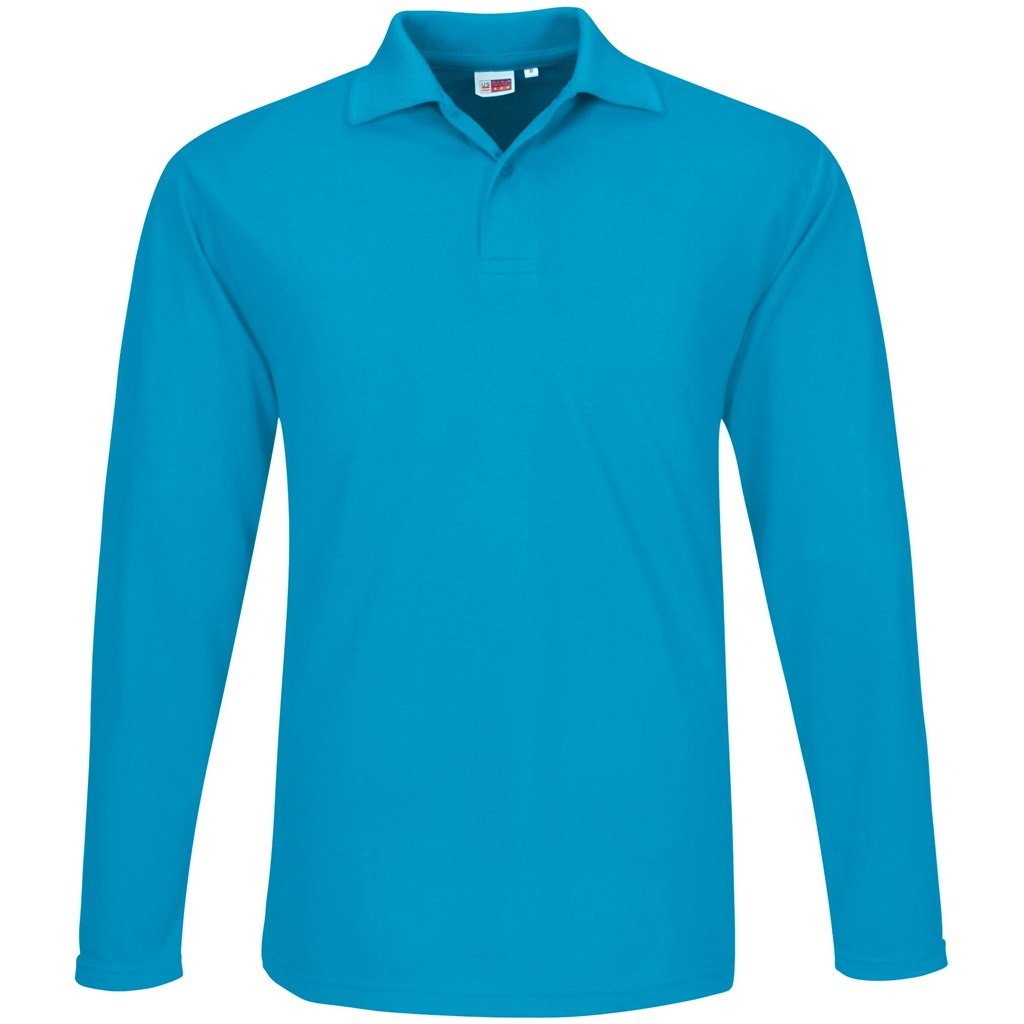 Mens Long Sleeve Elemental Golf Shirt - Image 5