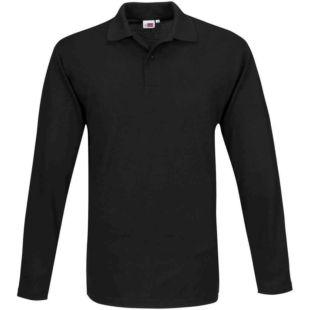 Mens Long Sleeve Elemental Golf Shirt - Image 8