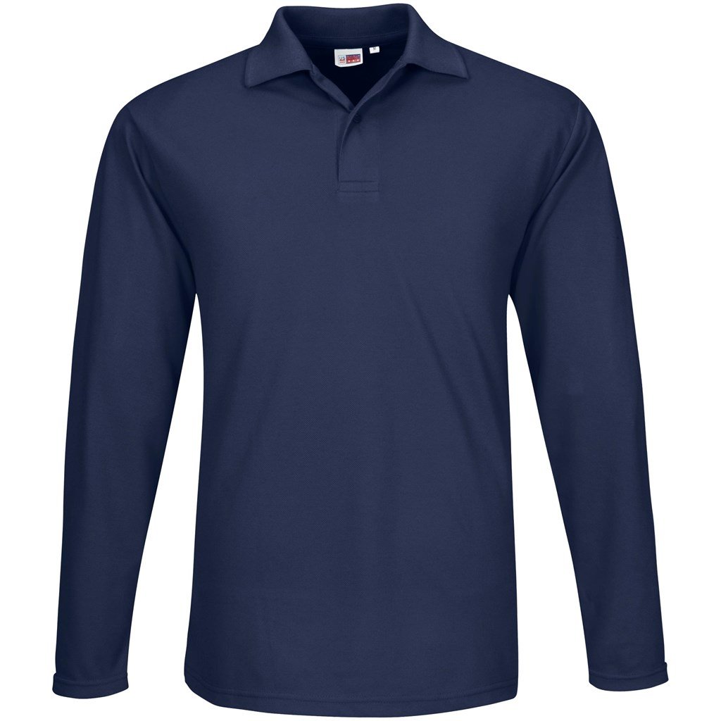 Mens Long Sleeve Elemental Golf Shirt - Image 18