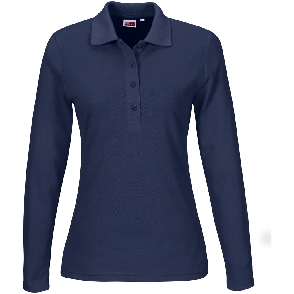 Ladies Long Sleeve Elemental Golf Shirt - Image 17