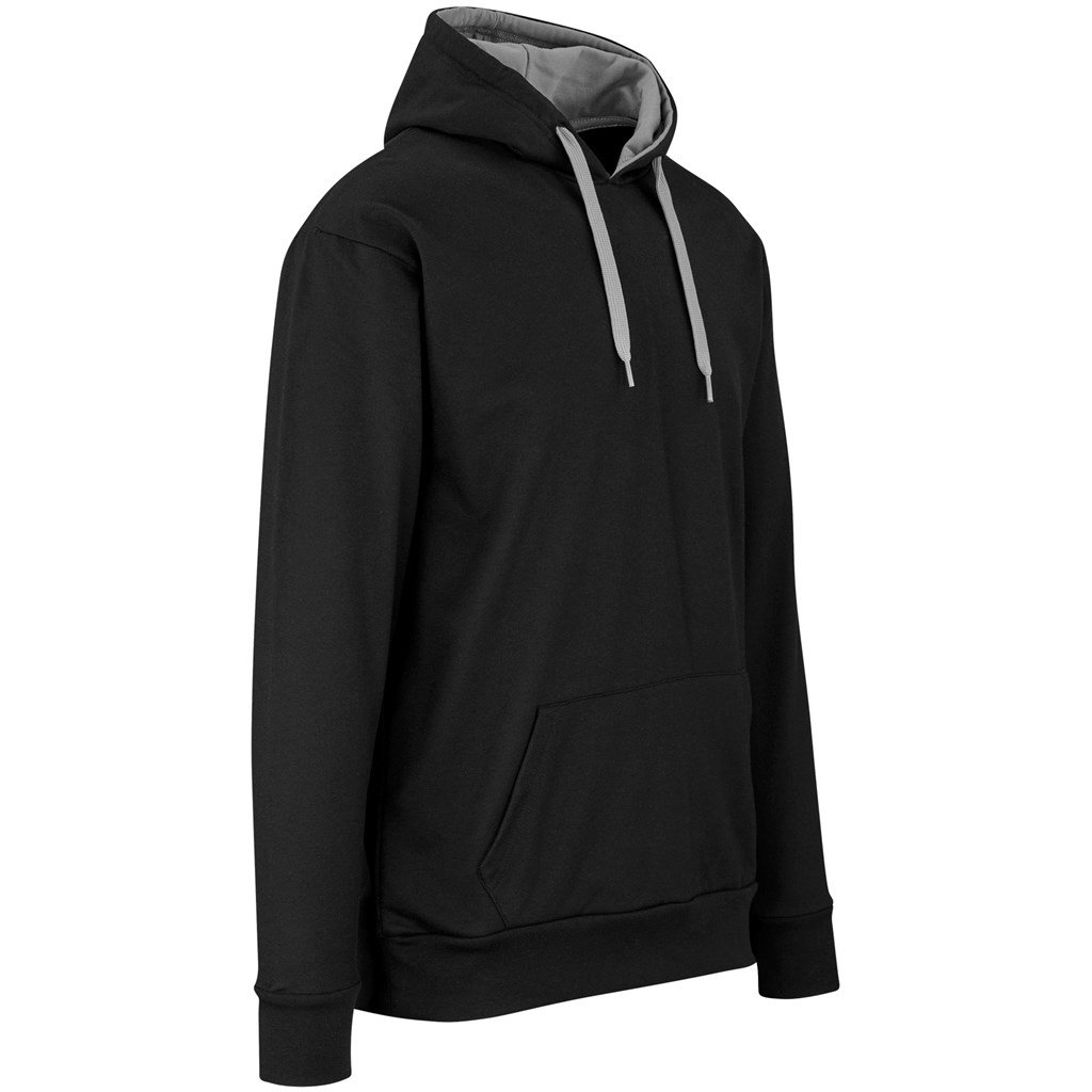 Mens Solo Hooded Sweater - Grey - Image 3