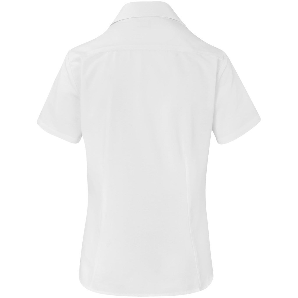 Ladies Short Sleeve Aspen Shirt - White