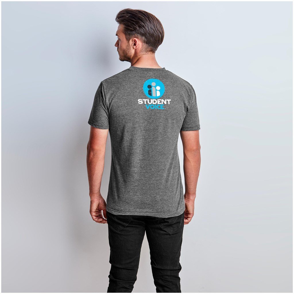 Mens Michigan Melange V-Neck T-Shirt - Image 6