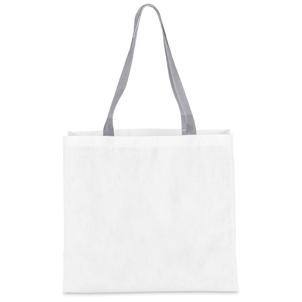 Hoppla Footloose Recycled PET Stitch-Bond Shopper - Image 7