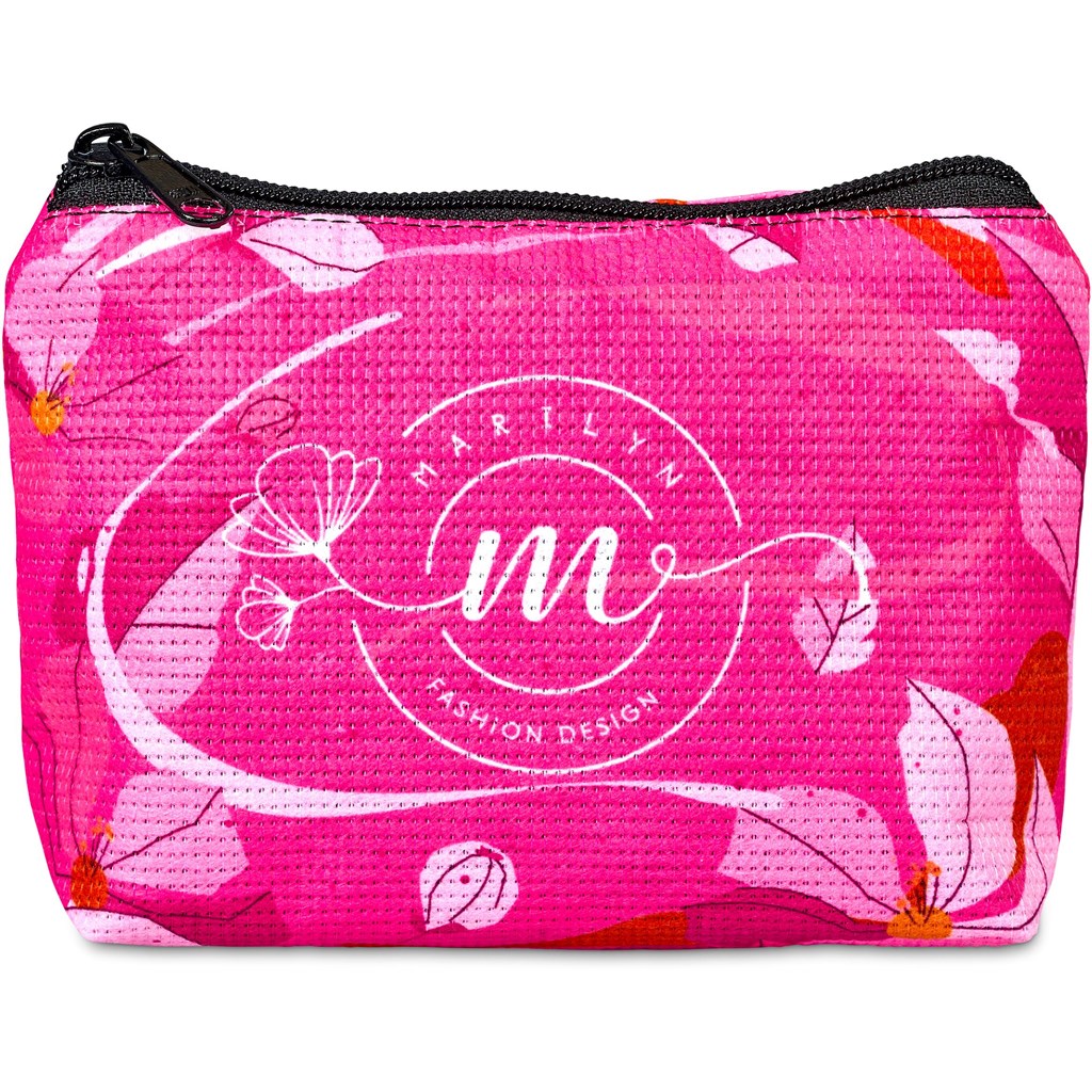 Hoppla Leanne Recycled PET Stitch-Bond Mini Toiletry Bag - Image 15