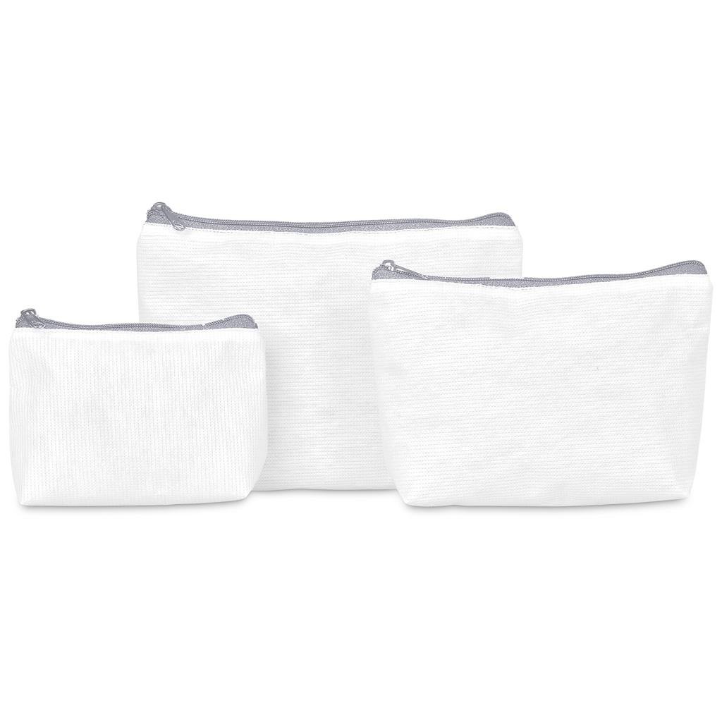 Hoppla Leanne Recycled PET Stitch-Bond Mini Toiletry Bag - Image 18