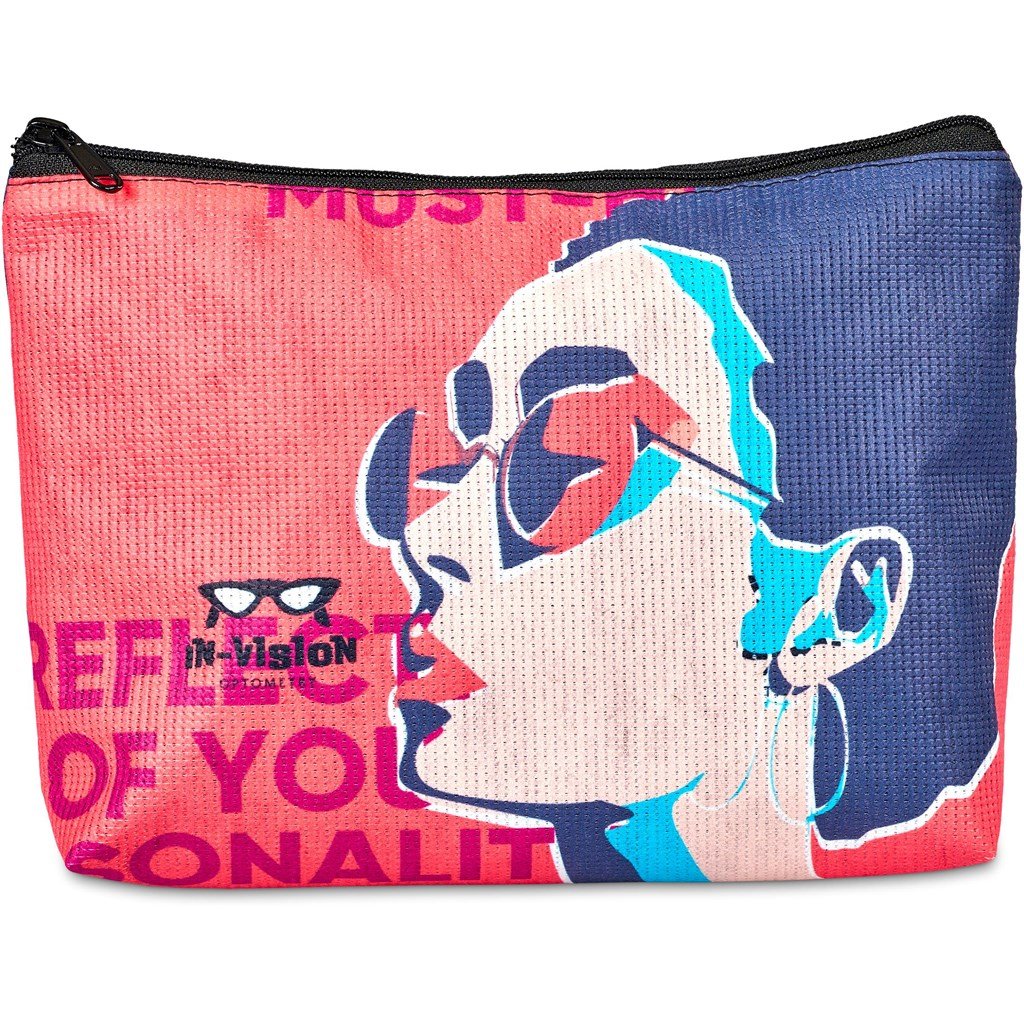 Hoppla Leanne Recycled PET Stitch-Bond Maxi Toiletry Bag - Image 13