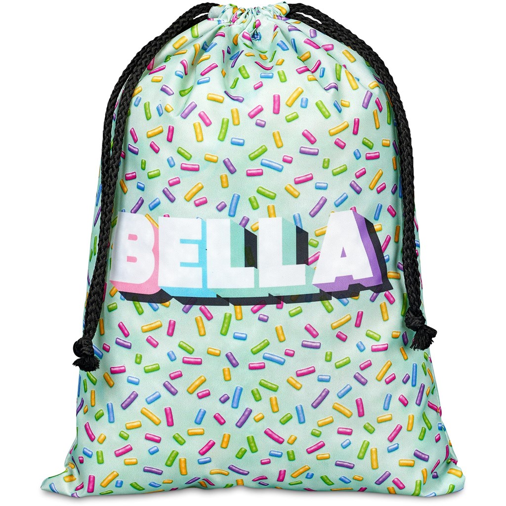 Hoppla Pacific Maxi Polyester Drawstring Pouch - Image 4