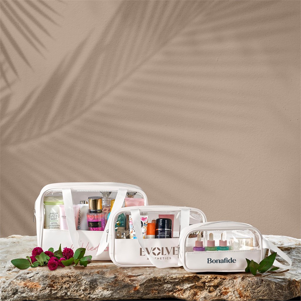 Eva & Elm Chanelle Midi Toiletry & Cosmetic Bag - Image 13