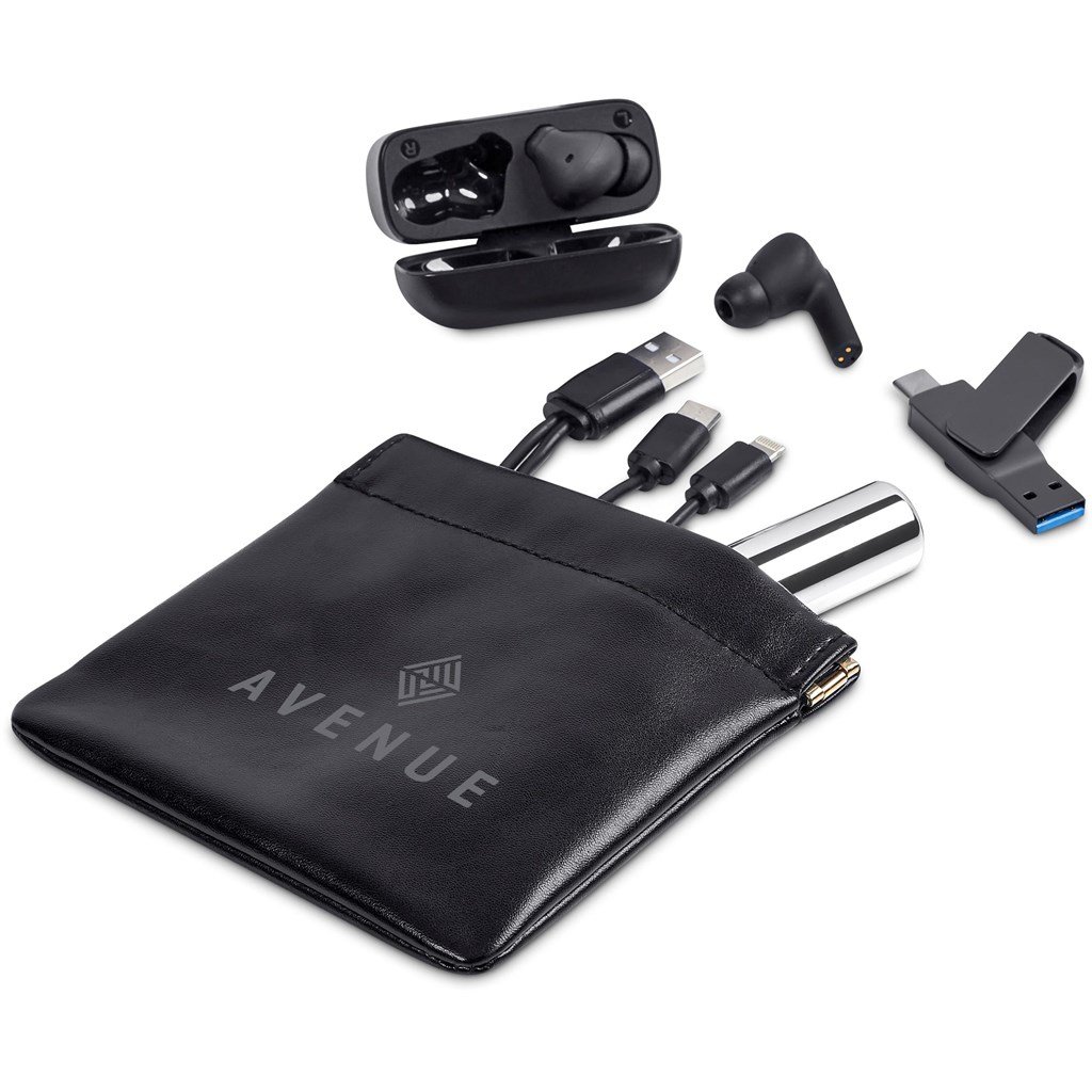 Eva & Elm Plush PU Tech & Accessory Pouch - Image 4