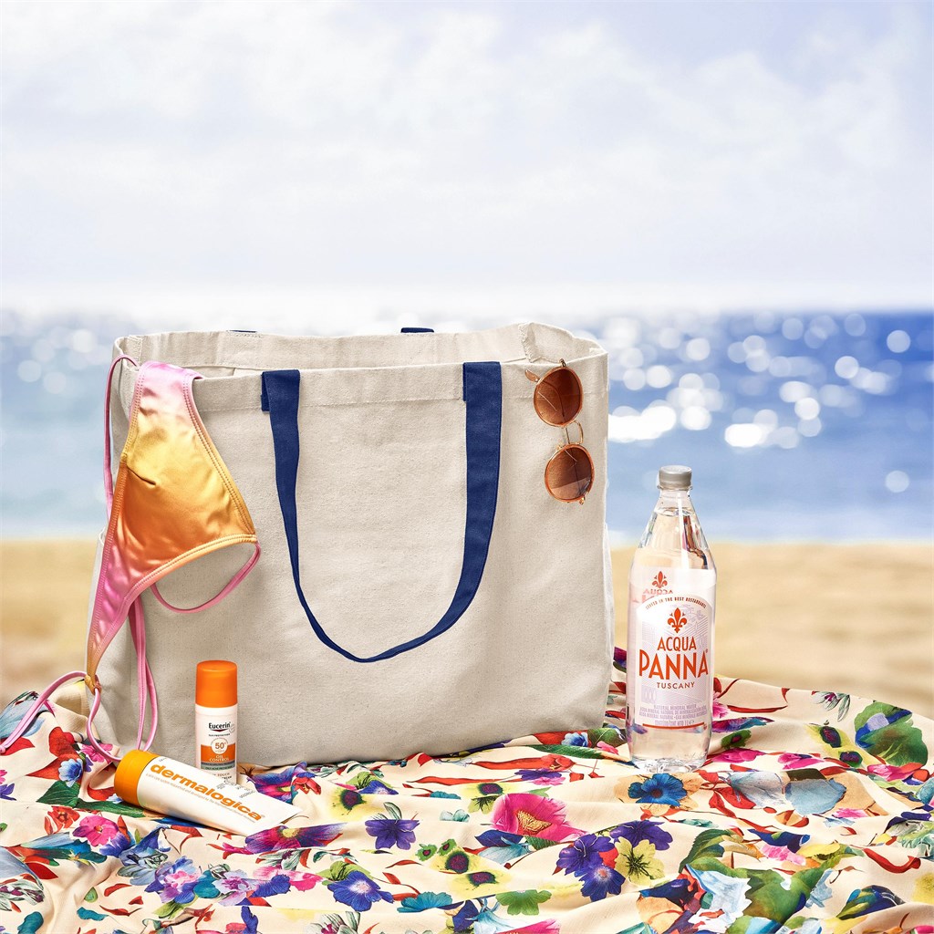 Kooshty Barbados Large Cotton Beach Bag - Image 4