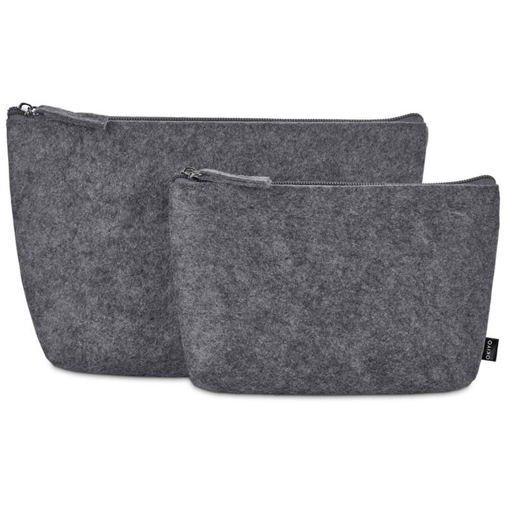 Okiyo Kesho Recycled PET Felt Accessory Bag - Image 5