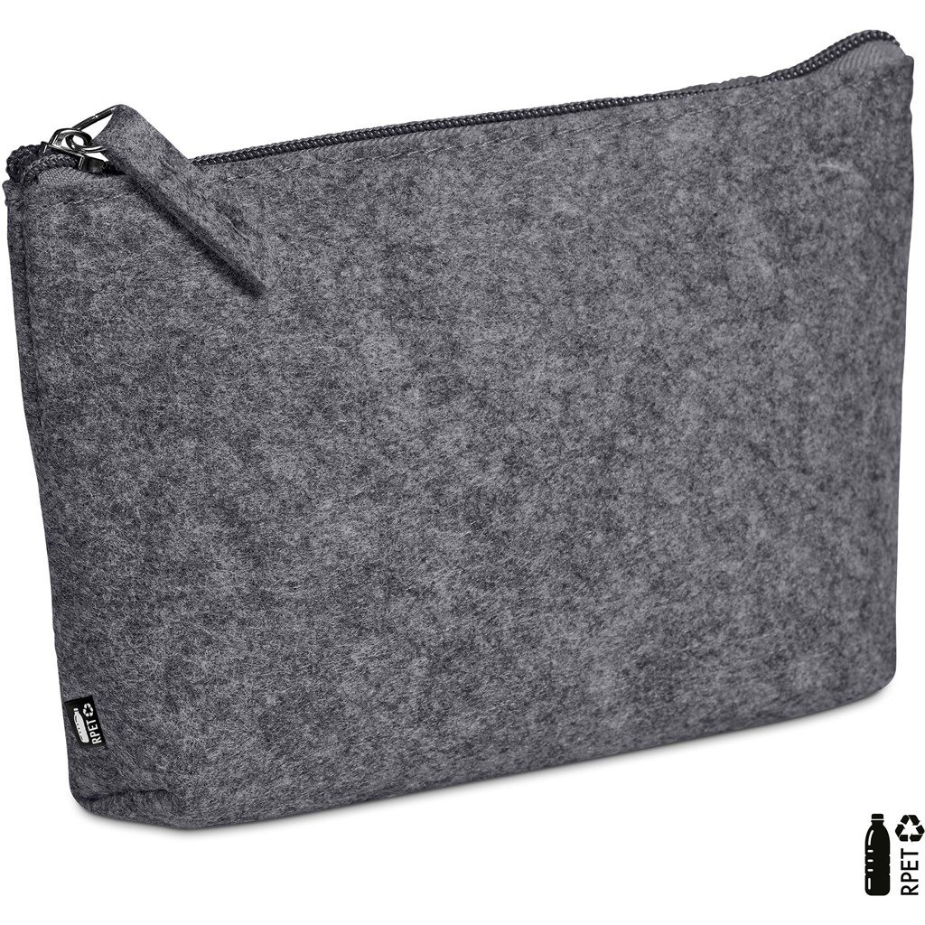 Okiyo Kesho Recycled PET Felt Accessory Bag - Image 3