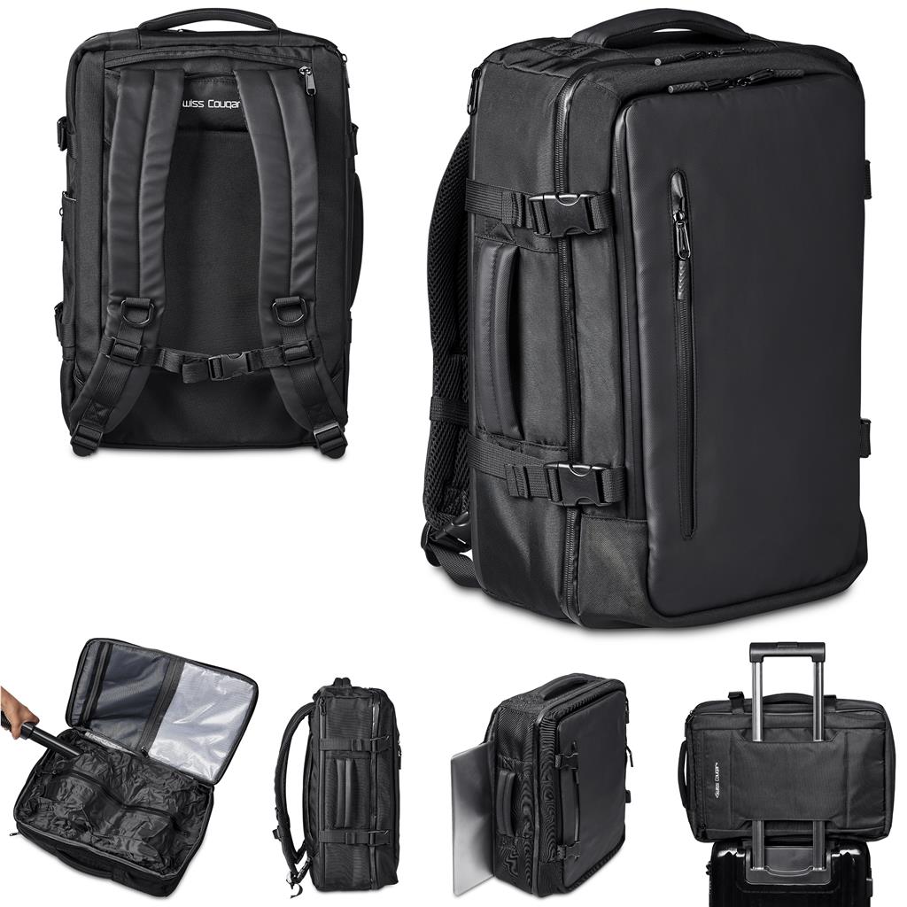 Swiss Cougar Lancaster Hybrid Laptop Backpack - BL - Image 24