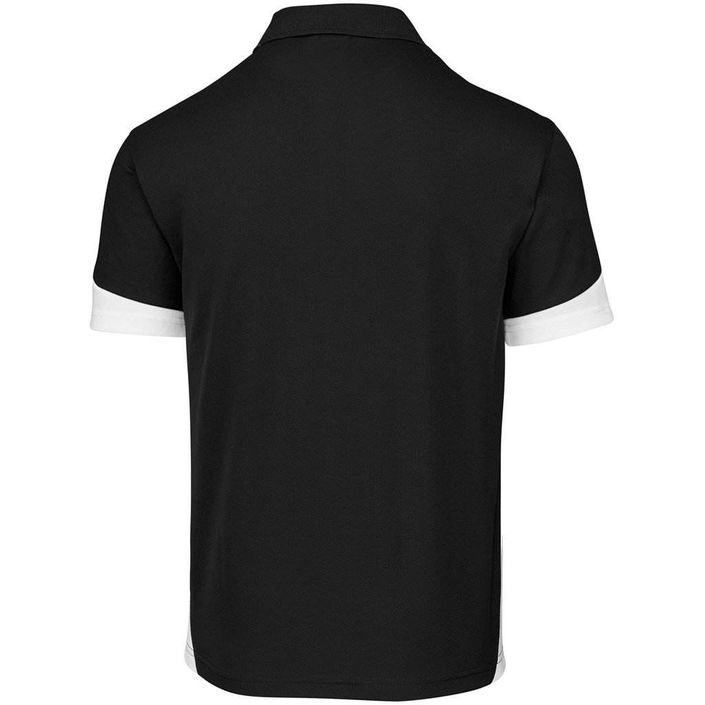 Mens Talon Golf Shirt - Black - Image 3