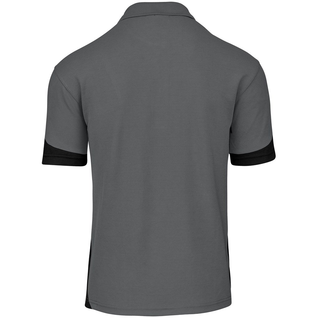 Mens Talon Golf Shirt - Grey - Image 3