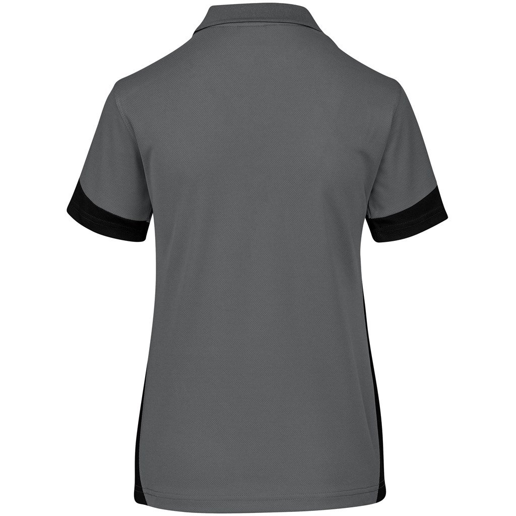 Ladies Talon Golf Shirt - Grey - Image 3