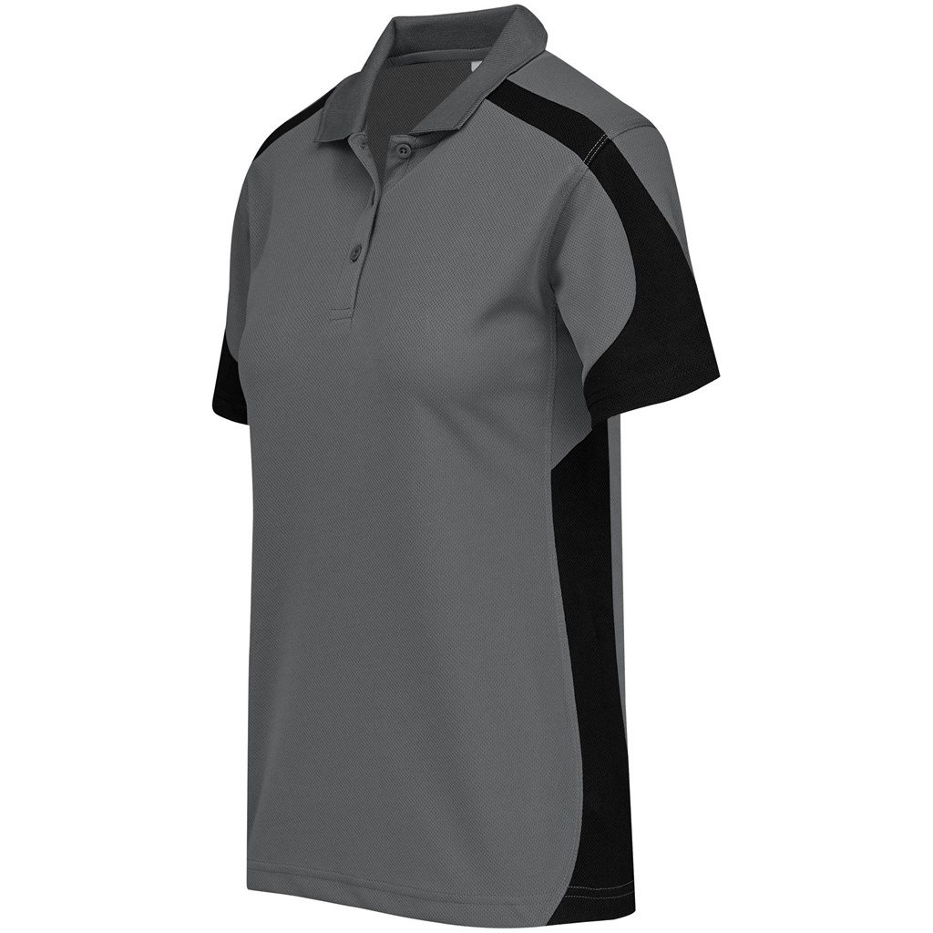 Ladies Talon Golf Shirt - Grey