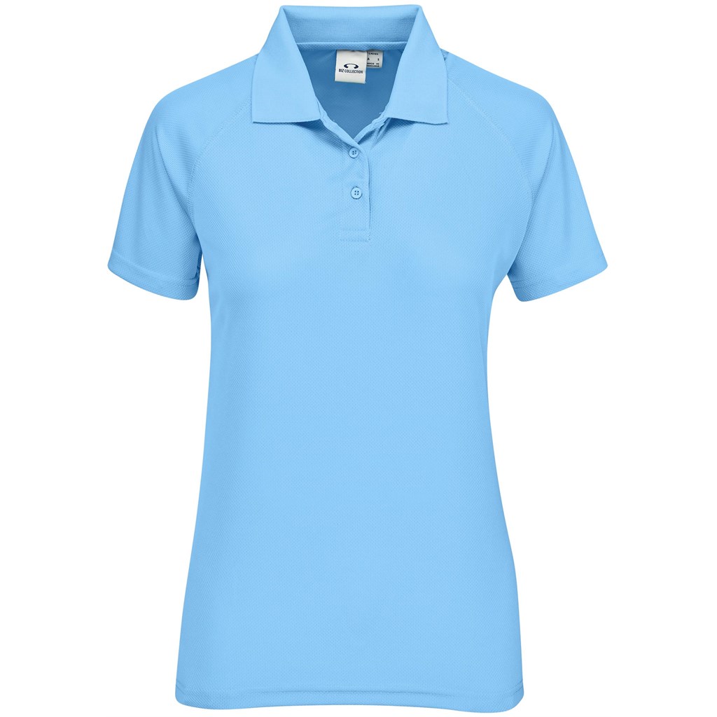Ladies Sprint Golf Shirt - Light Blue - Image 4