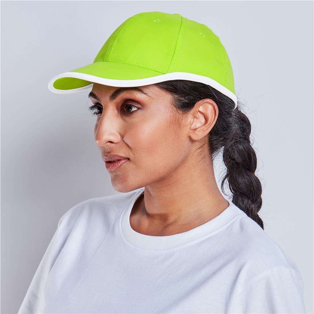 New Jersey Cap - 6 Panel - Lime - Image 4