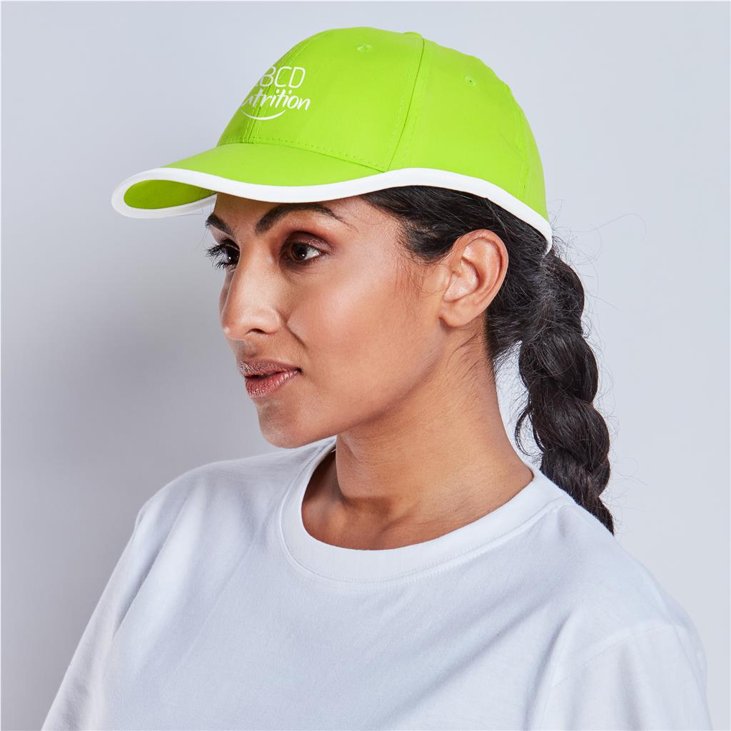 New Jersey Cap - 6 Panel - Lime - Image 3