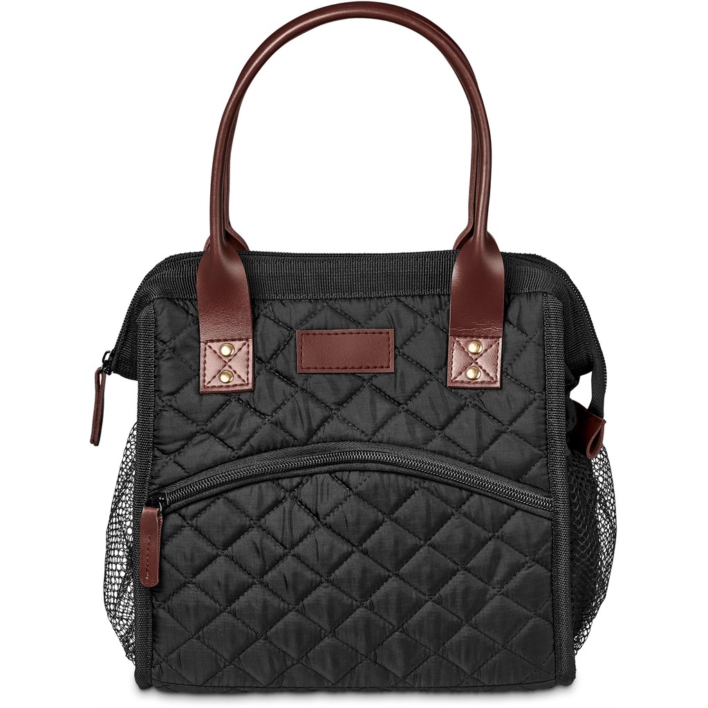 Kate Quilted 12-Can Lunch Cooler - Image 9