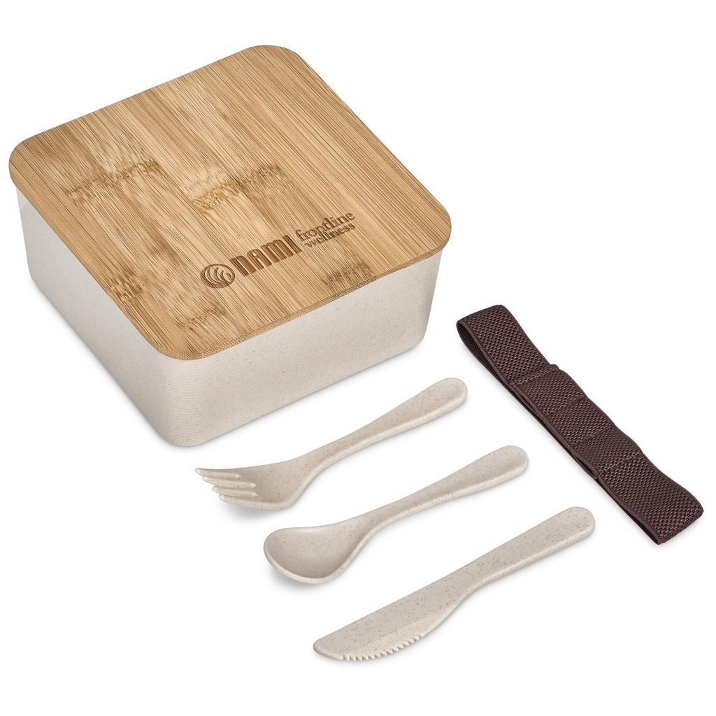 Okiyo Wani Wheat Straw & Bamboo Lunch Box - Image 7