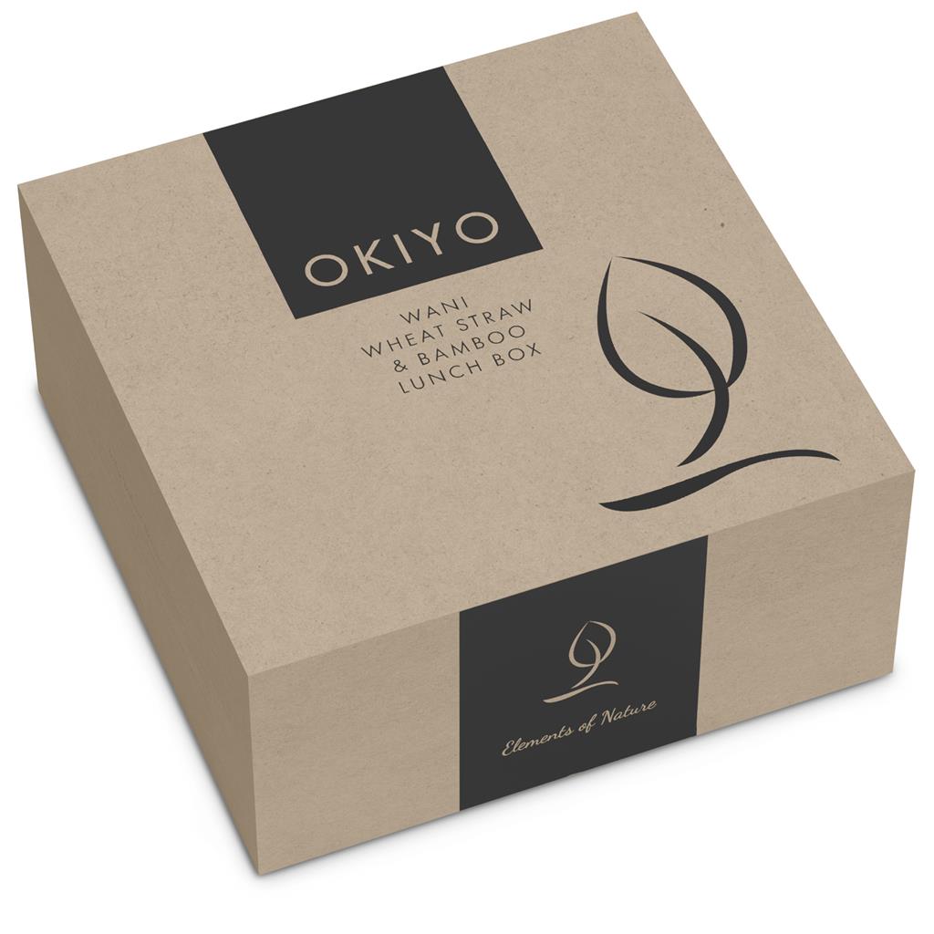 Okiyo Wani Wheat Straw & Bamboo Lunch Box