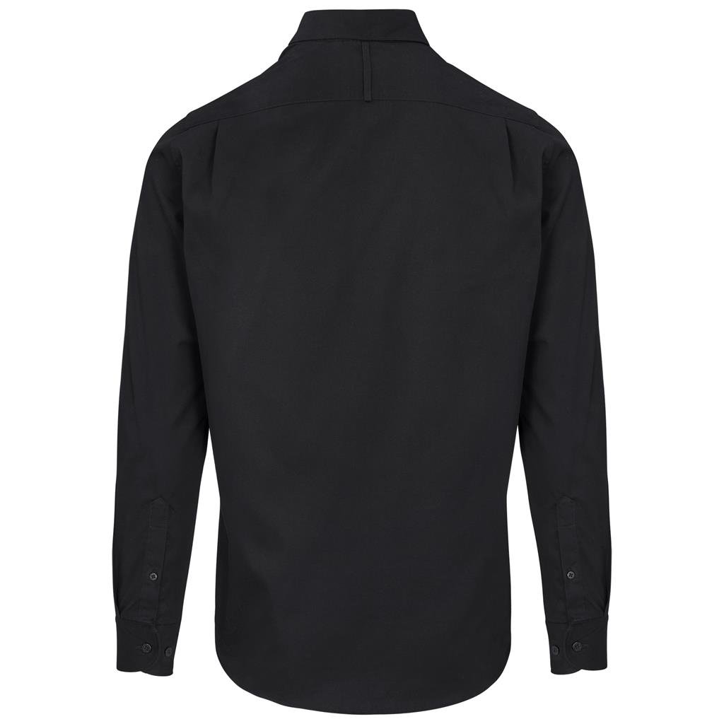 Mens Long Sleeve Cotton Twill Moderna Shirt - Image 6