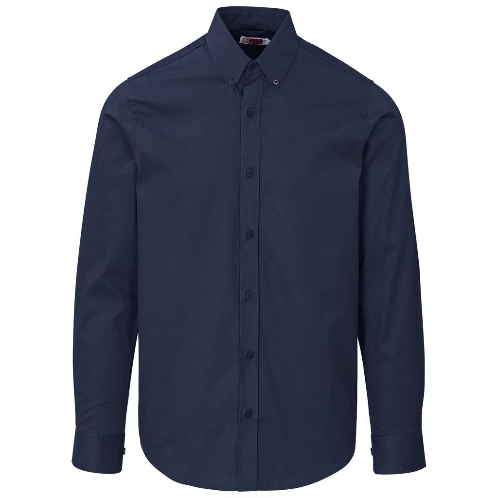 Mens Long Sleeve Cotton Twill Moderna Shirt - Image 8