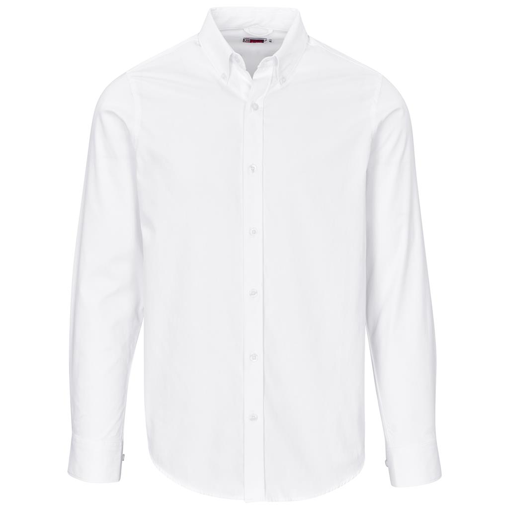 Mens Long Sleeve Cotton Twill Moderna Shirt - Image 11