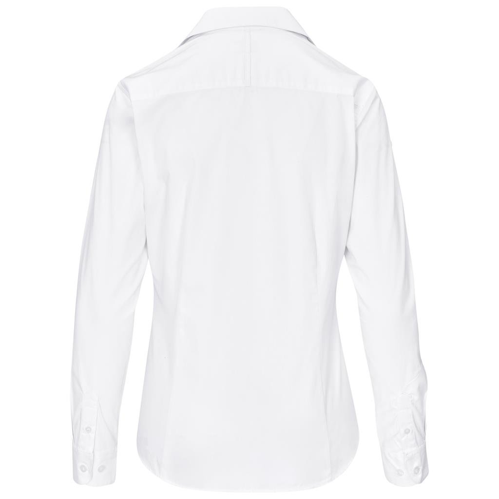 Ladies Long Sleeve Brushed Cotton Twill Moderna Shirt - Image 13