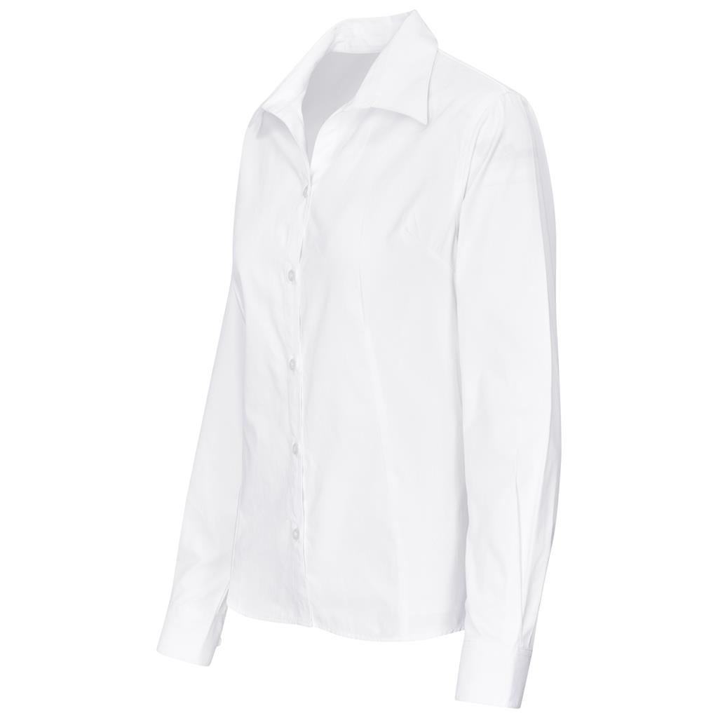 Ladies Long Sleeve Brushed Cotton Twill Moderna Shirt - Image 12