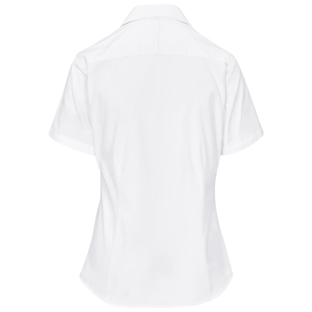 Ladies Short Sleeve Brushed Cotton Twill Moderna Shirt - Image 13