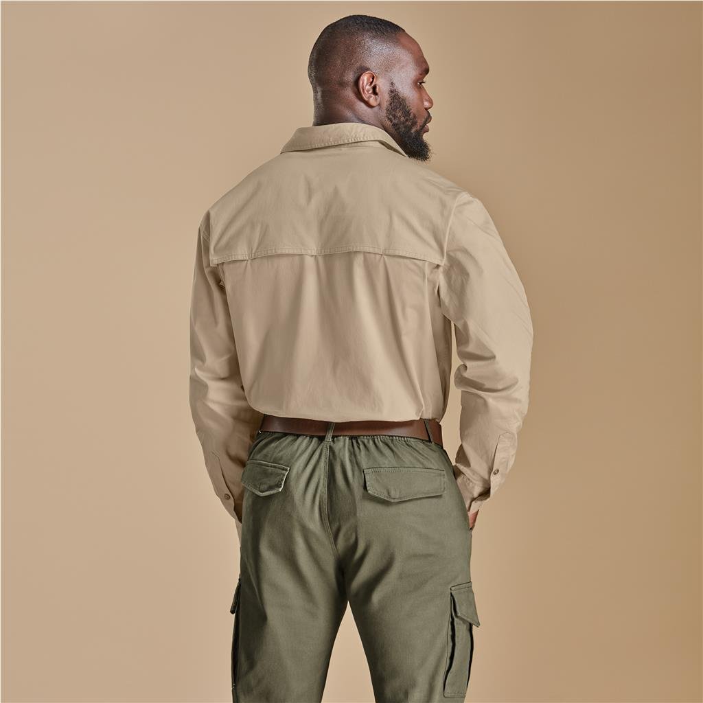 Mens Long Sleeve Mawenzi Twill Shirt - Image 8