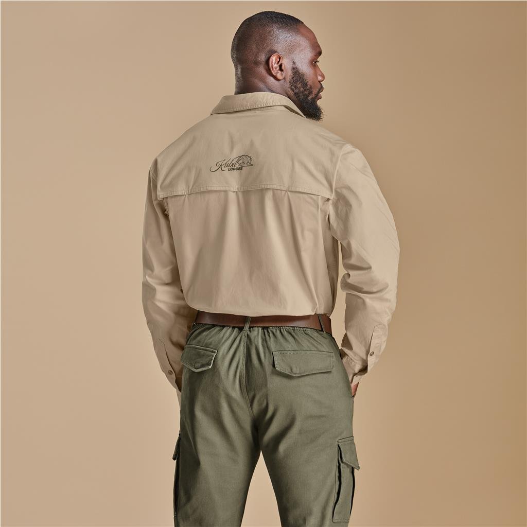 Mens Long Sleeve Mawenzi Twill Shirt - Image 5