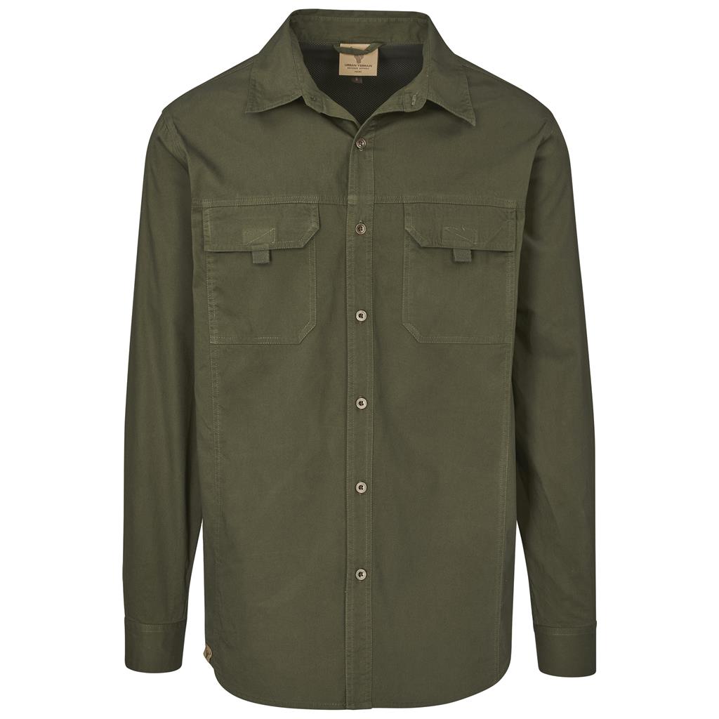 Mens Long Sleeve Mawenzi Twill Shirt - Image 15